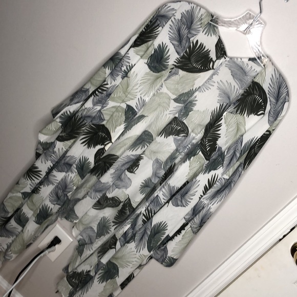 Palm Leaf Kimono Print - Picture 7 of 8